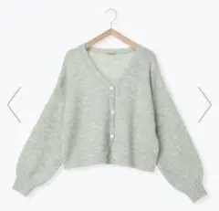 新品！サマンサモスモス♡起毛ボレロニット＊カーディガン＊ミント、グリーン系