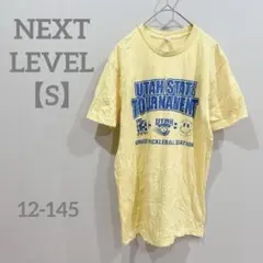 NEXT LEVEL【S】半袖Tシャツ レモンイエロー カジュアル