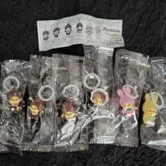 ら*ぬ様 モンチッチ めじるしアクセサリー 6種コンプリートセット