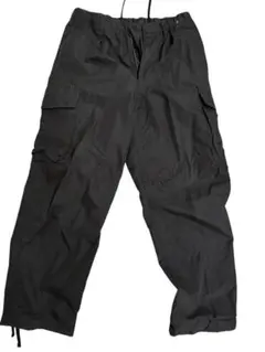 24SS UNIQLO Uブラック カーゴパンツ Sサイズ