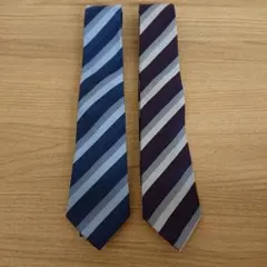 ストライプデザイン ネクタイ 2本セット