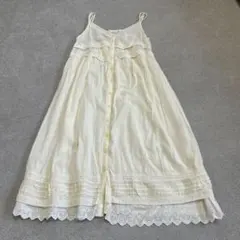 tricot tricot キャミワンピース ホワイト レース