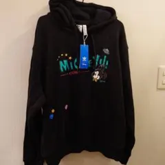 Adidas Mickey Mouse パーカー ブラック 未使用