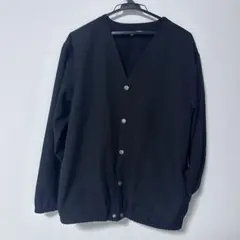 【美品】アーバンリサーチドアーズ スナップカーディガン M ブラック 速乾