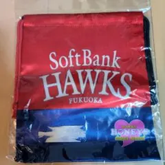 ソフトバンクホークス 優勝記念巾着袋　ハニーズダンススクール限定