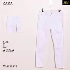 ZARA ザラ パンツ ストレート フロントジップ ポケット ベルトループ 上品