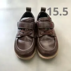 SHEIN フォーマルシューズ ブラウン 15.5センチ　キッズ　男の子