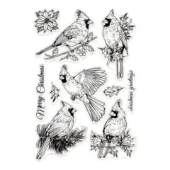 クリアスタンプ1092：鳥①《おまとめご購入で20%OFF！》