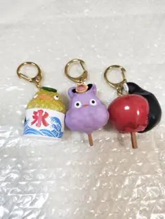 ジブリ　千と千尋の神隠し　縁日　キーホルダー