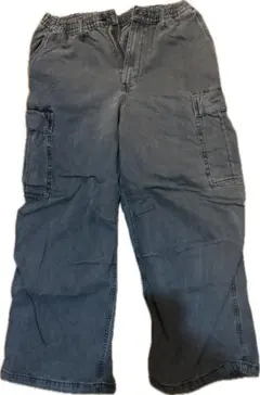 GUデニムカーゴパンツ2色