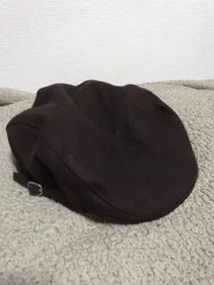 ハンチング　着画あり　ダークブラウン　メンズ　レディース