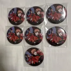 銀魂　吉原大炎上 テレ東本舗 和装 緋 缶バッジ 神楽