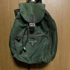 PRADA】 プラダ ナイロンリュック バックパック オリーブ カーキ 緑