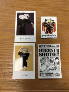 ヒロアカ　フォトカード　ステッカー　トガ　死柄木　轟　爆豪