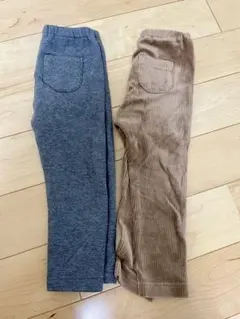 UNIQLO 冬用レギンス90サイズ　２枚まとめ売り