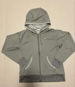 【5月中処分】Nike dryfit グレー フルジップ パーカー