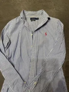 Polo Ralph Lauren ストライプ ポロシャツ 長袖 サイズ2
