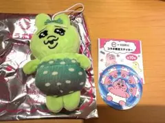 スシロー　おぱんちゅううさぎ　コラボ　わさび　マスコット　ステッカー　セット