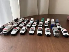 警察車両ミニカーセット(25台)
