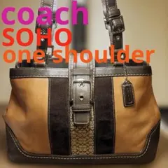 COACH SOHO TOTO patchwork one shoulder - メルカリ