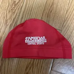 CENTRAL SPORTS 水泳帽 赤　Mサイズ