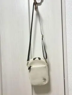 U.S. POLO ASSN. ショルダーバッグ　ミニ　アイボリー