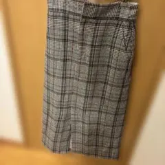 グローバルワーク　global work チェック　起毛　スカート