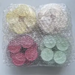 キャンドルホルダーとカラフルキャンドルセット