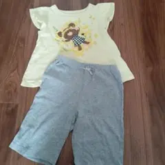 GU　くまの学校　パジャマ上下セット 110㌢