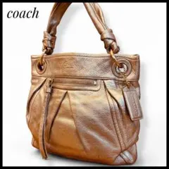 コーチ　2wayバッグ　トートバッグ　ショルダー　ゴールド 肩掛け 13470