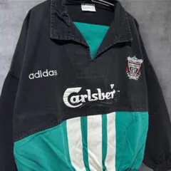 90sリヴァプール イギリス製 アディダス ジャケット サッカー ドリルトップ