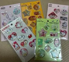 Seria セリア ディズニー ウォーターシール まとめ売り 5種