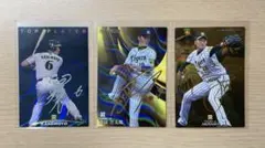 プロ野球チップス 阪神 金本知憲 藤浪晋太郎 秋山拓巳 箔サインカードセット