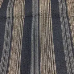 播州しじらさ＊ネイビーとベージュのストライプ綿130×150cm