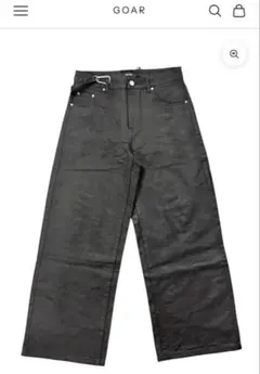 [GOAR.ARCHIVE ］STRAPPED OIL BAGGY PANTS goar.archive STRAPPED BAGGY OIL PANTS M - メルカリ