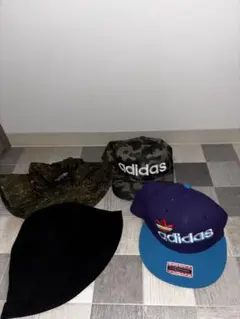 adidas キャップセット 多様なスタイル