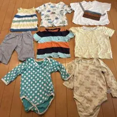 【80センチ】男の子シャツ等8点セット