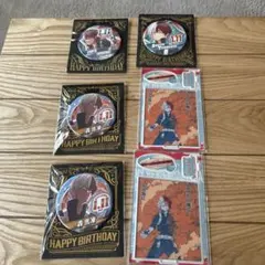 ヒロアカ　轟焦凍 バースデー缶バッジ　名場面ジオラマフィギュア