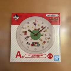 スーパーマリオ時計 サウンド付き 約30cm