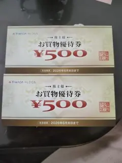 ヤマダ電機 株主優待券