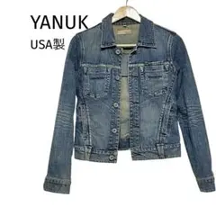 YANUK ヤヌーク コンパクト デニムジャケット Gジャン サイズP USA製