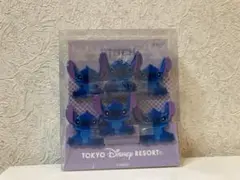 【新品未使用】 スティッチ クリップセット(6個入り) ディズニーリゾート限定