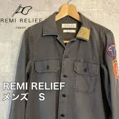 REMI RELIEF MILITARY SHIRTスタッズ ミリタリーシャツ