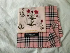 BURBERRYバーバリー　ハンカチ　レディース　５０cm角　９０年代
