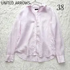 UNITED ARROWS　ユナイテッドアローズ　リネン100%　シャツのサムネイル