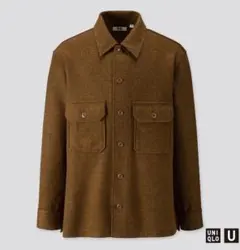 UNIQLO U　フリースシャツジャケット　厚手　オーバーシャツ　419542
