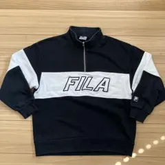 FILA GLOBAL WORK ハーフジップ トレーナー 150 スエット