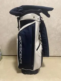 DESCENTE キャディバッグ ネイビー/ホワイト