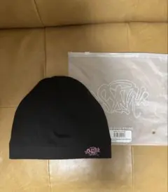 syna world スカルキャップ　ビーニー ピンク