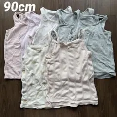 ユニクロ　肌着　コットンメッシュ　タンクトップ　キャミソール　7枚セット